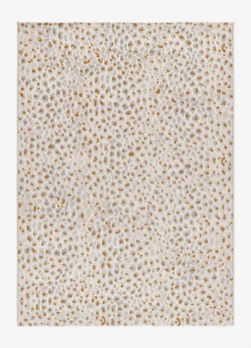Amara 13001 rug in modern style, silver