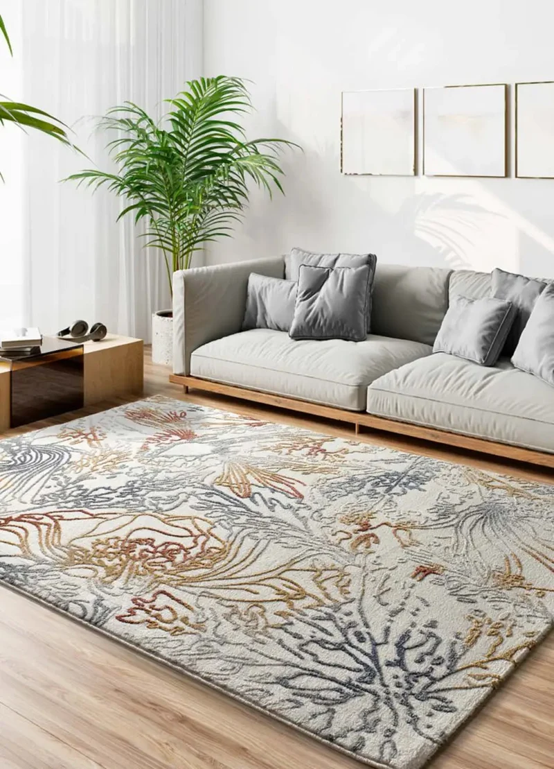 Amara 12996 abstract style rug in multicolor