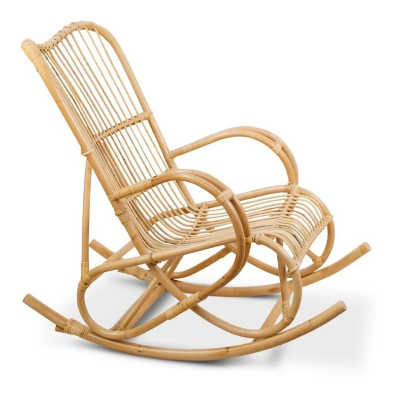 Azores rocking chair in natural cane