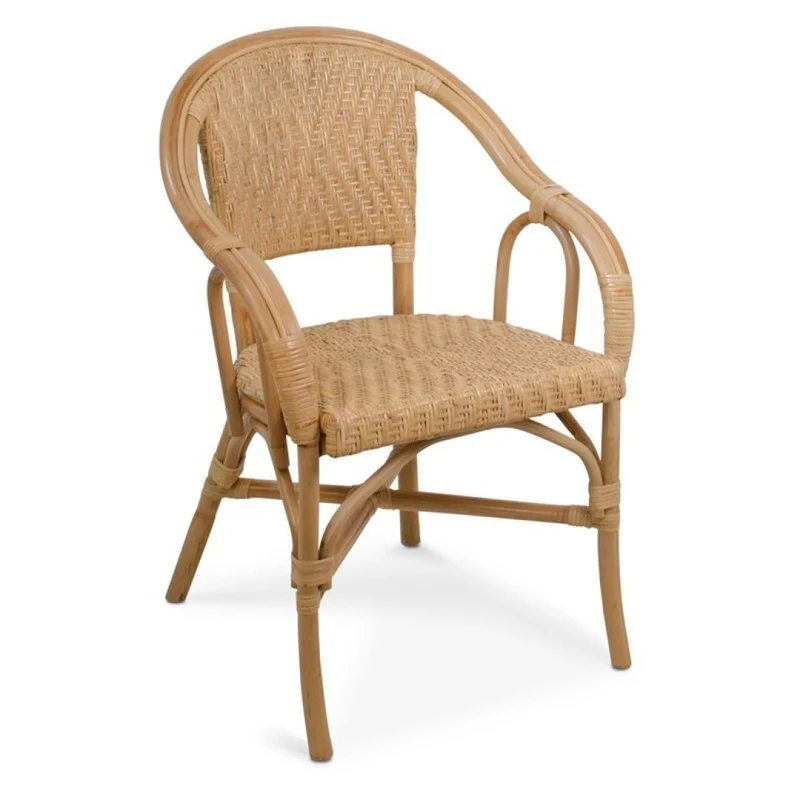 Morfeo armchair in natural rattan
