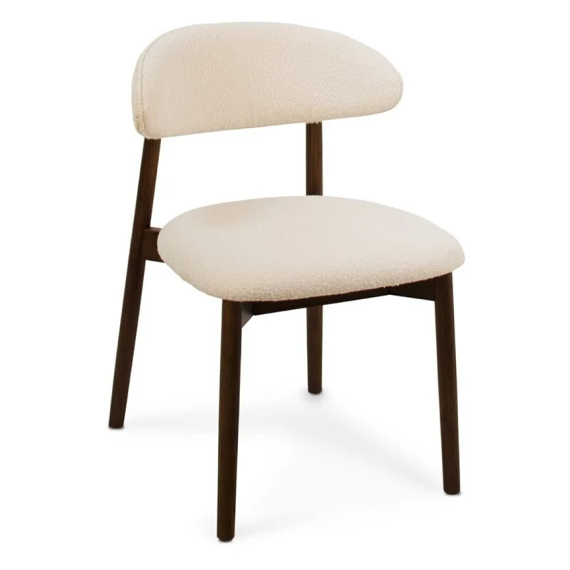 Nora chair in bouclé