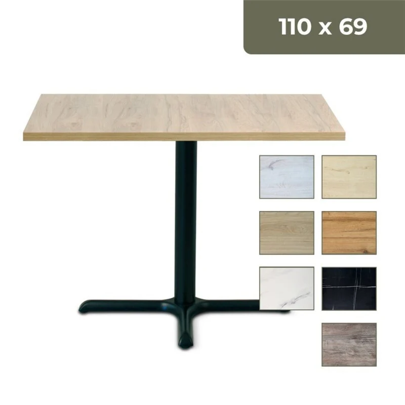 Melamine table top 110x68 cm