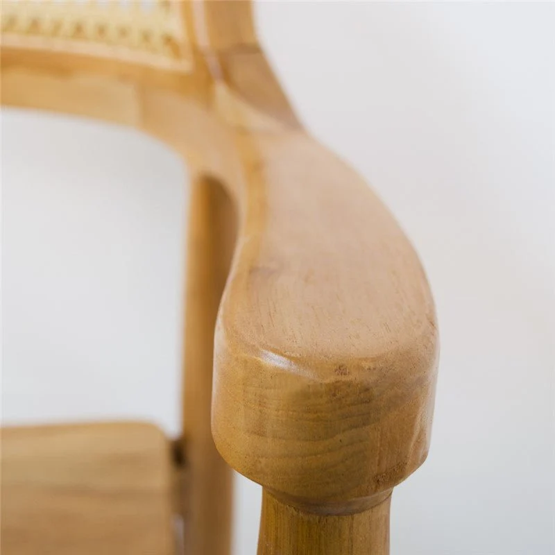Tokio armchair in teak and synthetic fibre