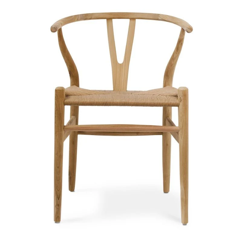 Dinastía armchair in teak and synthetic fibre