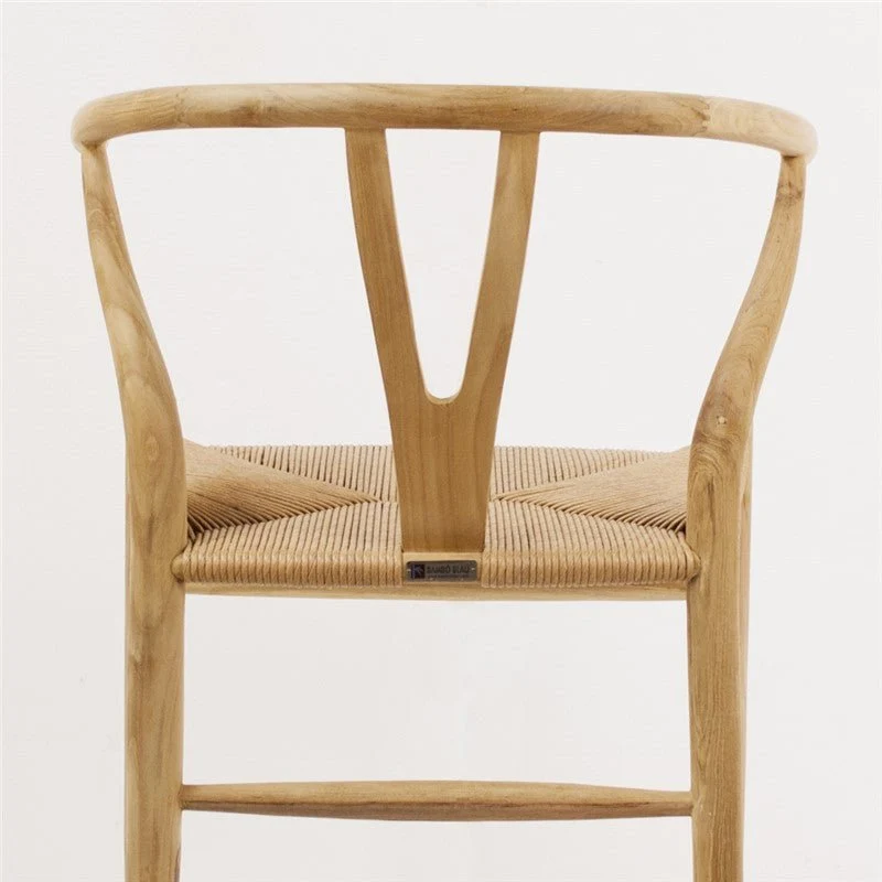 Dinastía armchair in teak and synthetic fibre