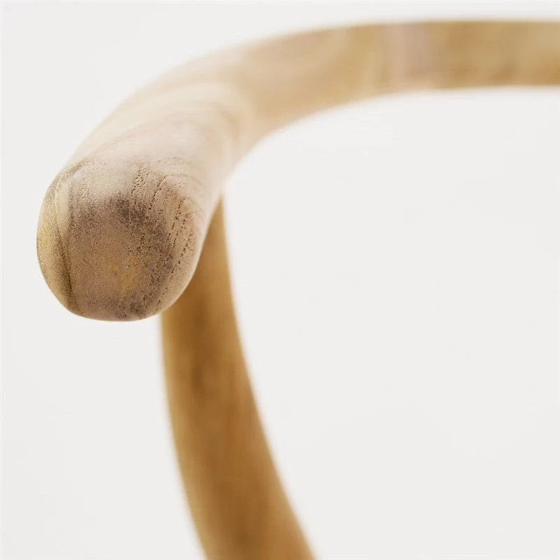 Dinastía armchair in teak and synthetic fibre