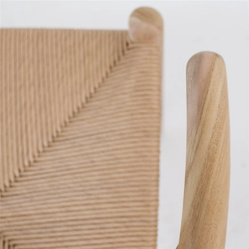 Dinastía armchair in teak and synthetic fibre