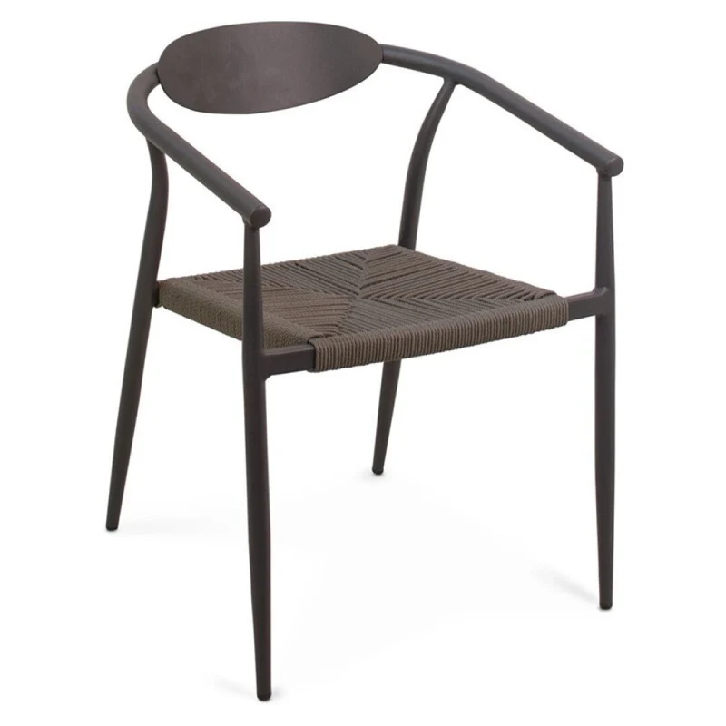 Ferrol aluminium armchair, grey