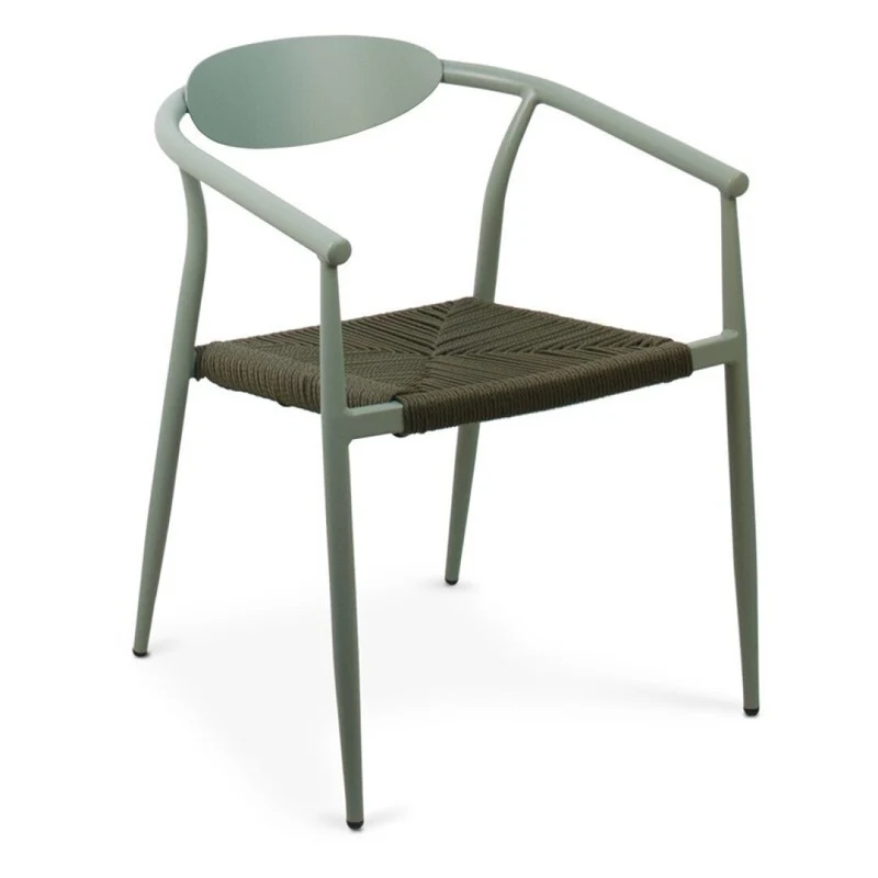 Ferrol aluminium armchair, green