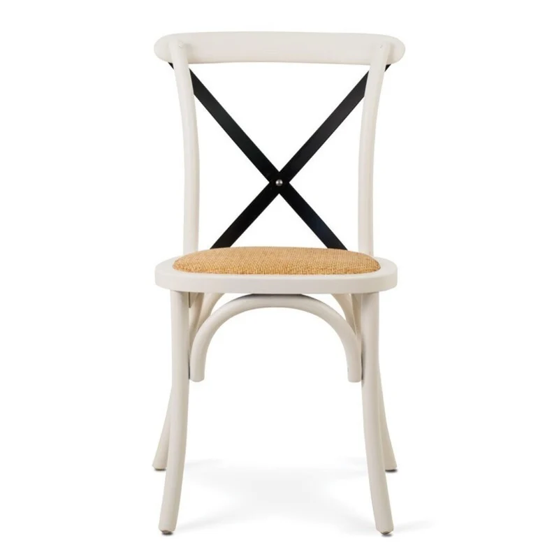 Cruz stackable chair, two-tone