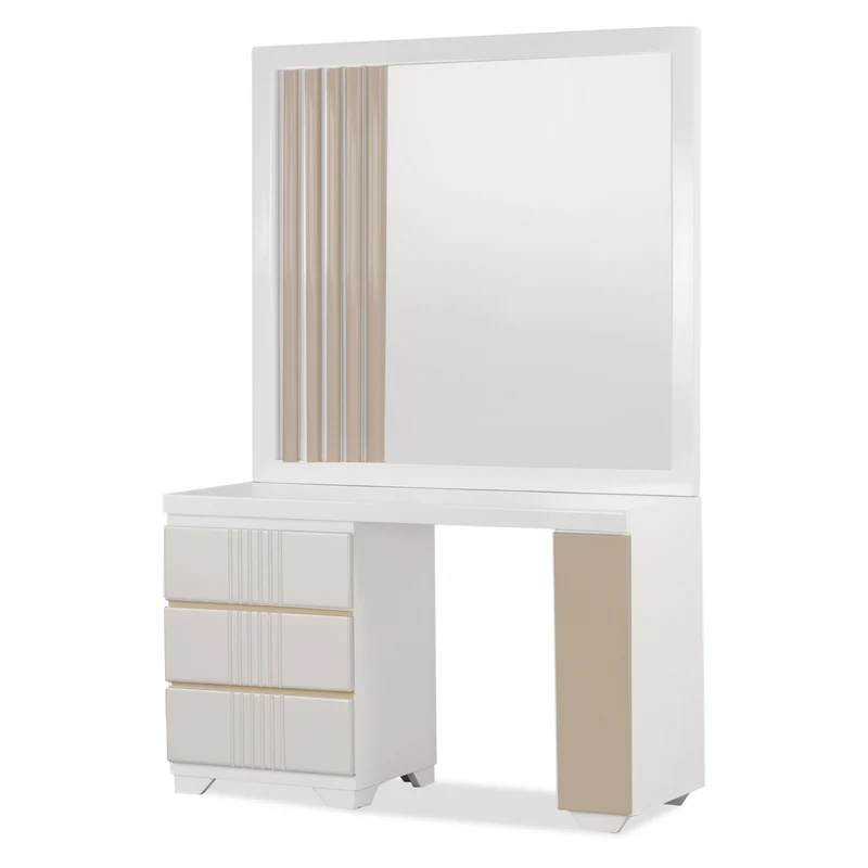 Tocador Polonia Champaña, Off White