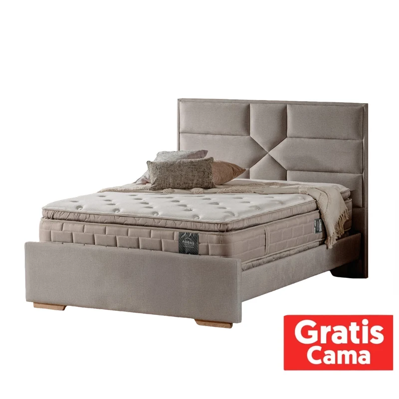 Colchón Doble Aurora Doble Pillow Top + Gratis Cama Tayrona + 2 Almohadas