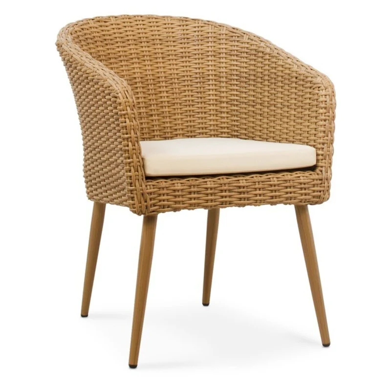 Riga aluminium armchair with cushion