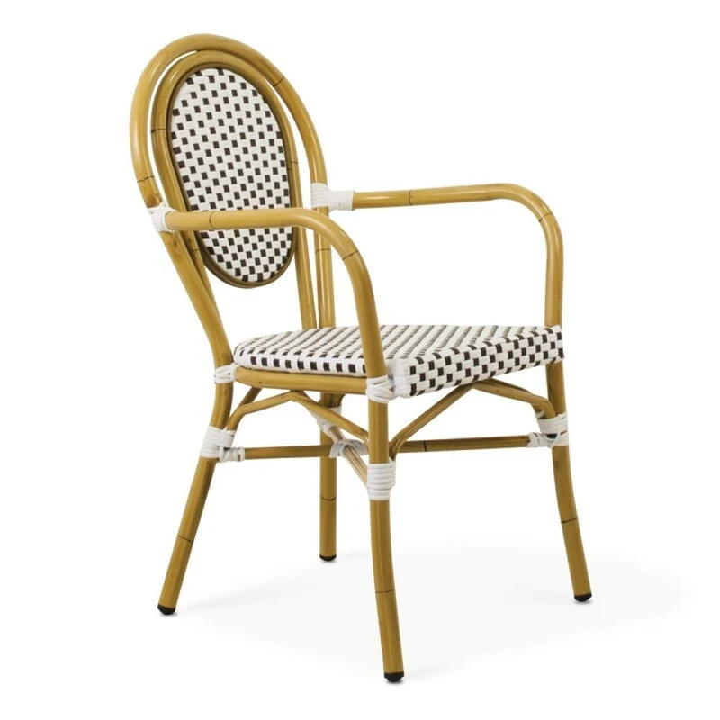 Nantes armchair, white