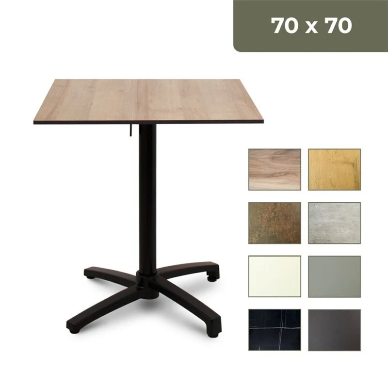 Compact table top 70x70 cm