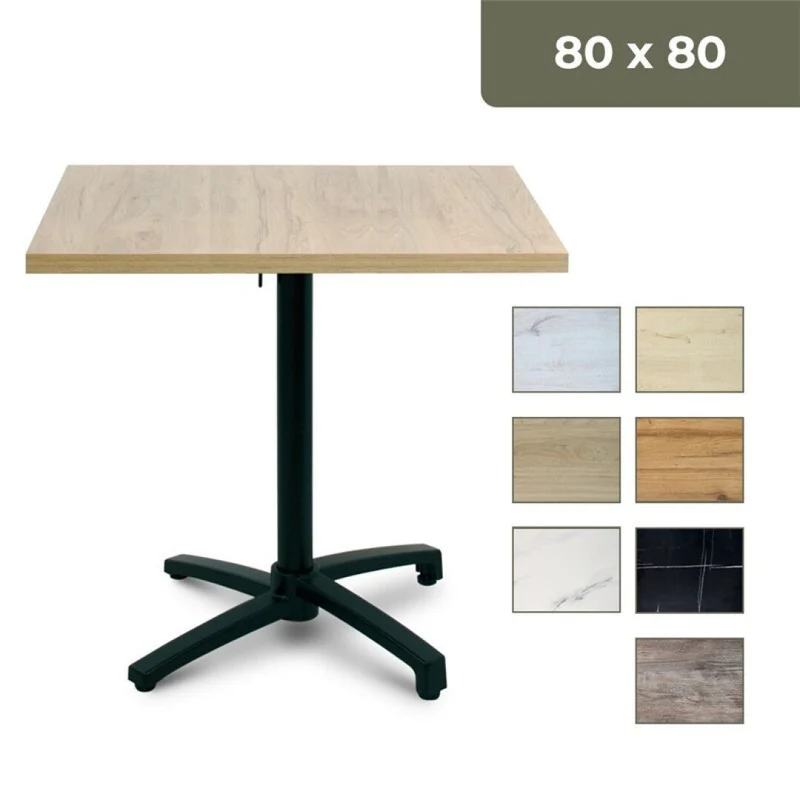 Melamine table top 80x80 cm