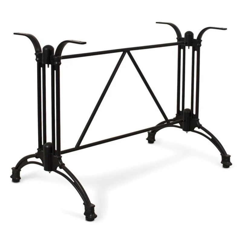 Rectangular aluminium table base 60x90 cm