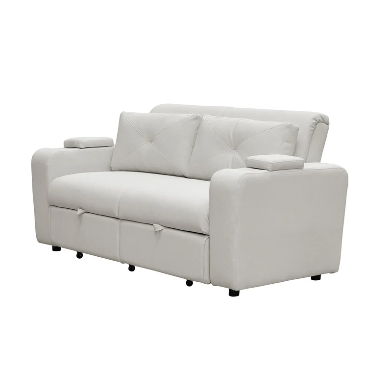Sofá Cama Boston Eurolino Blanco Puro