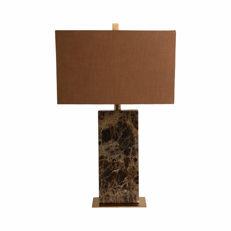 Lampara De Mesa 66X22X40 Terra Café