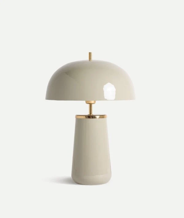 AROSA TABLE LAMP, iron in green with a glossy finish