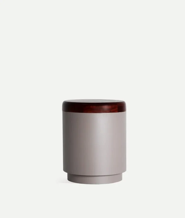 OAKY SIDE TABLE light sculpture with natural warmth
