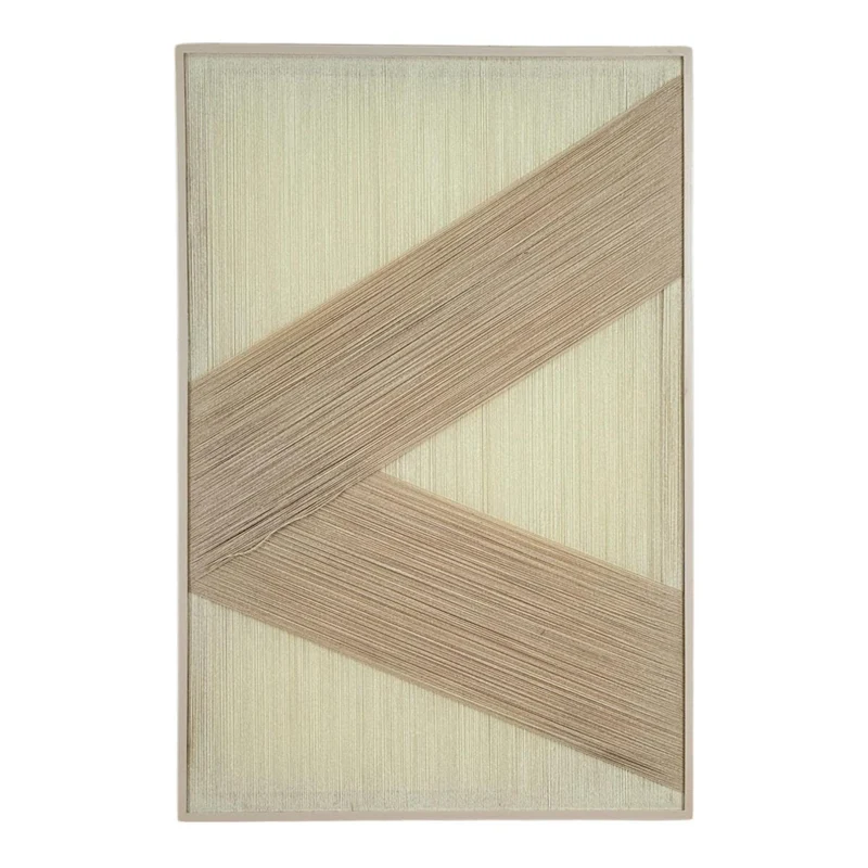 Cuadro 80X120 Beige Hilos F251 Jn