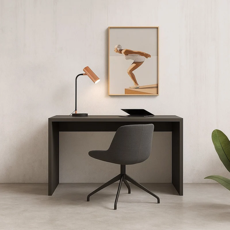 Customizable lacquered wood desk - Capri