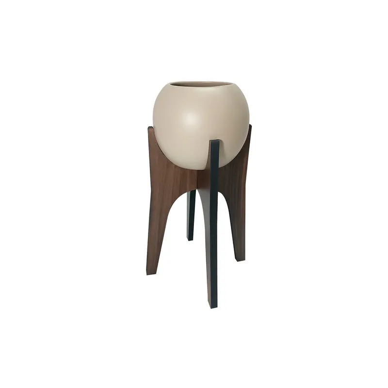 Maceta 18X36.5Cm Beige Esfera Urbano