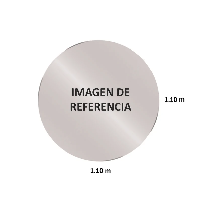 Vidrio 4Pto 1.10 Taupe Circular