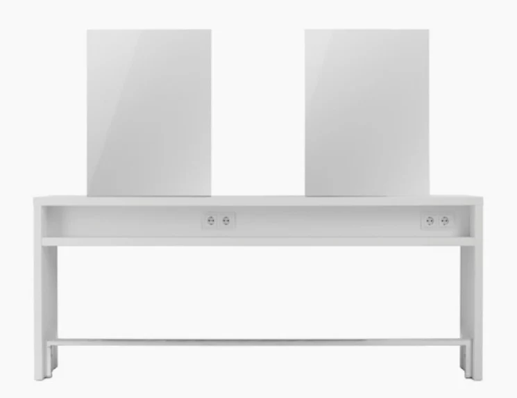 Pahi Doppelfrisierplatz Vanadi 2S Wand