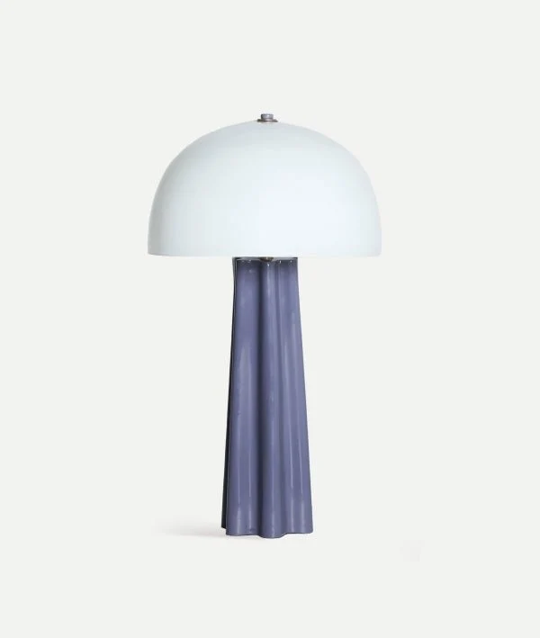 AMALFI TABLE LAMP in purple iron
