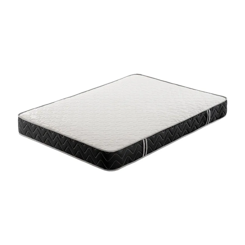Combo Cama Doble Tokyo Beige, Natural + Colchón Valencia New Ortopédico