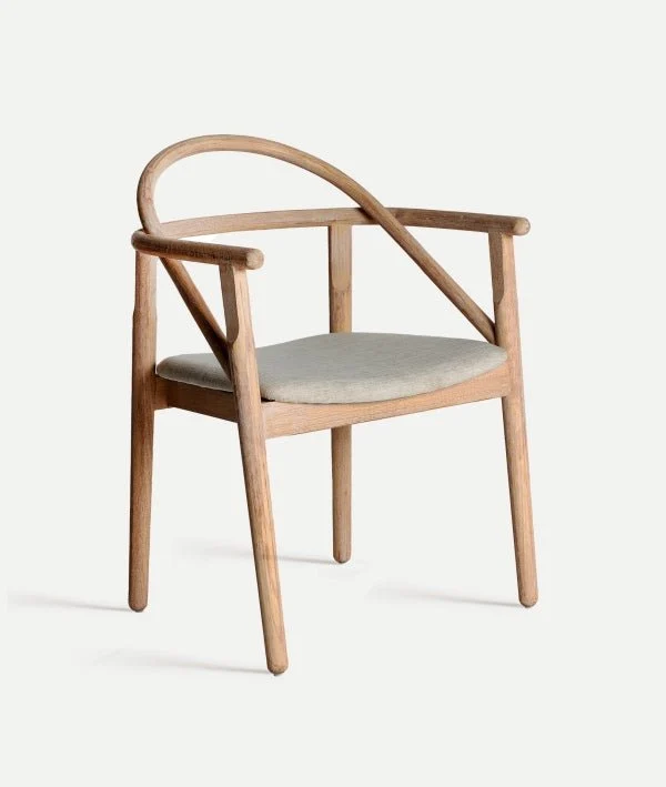 YVIERS Chair – Contemporary Comfort and Style in Elm Wood