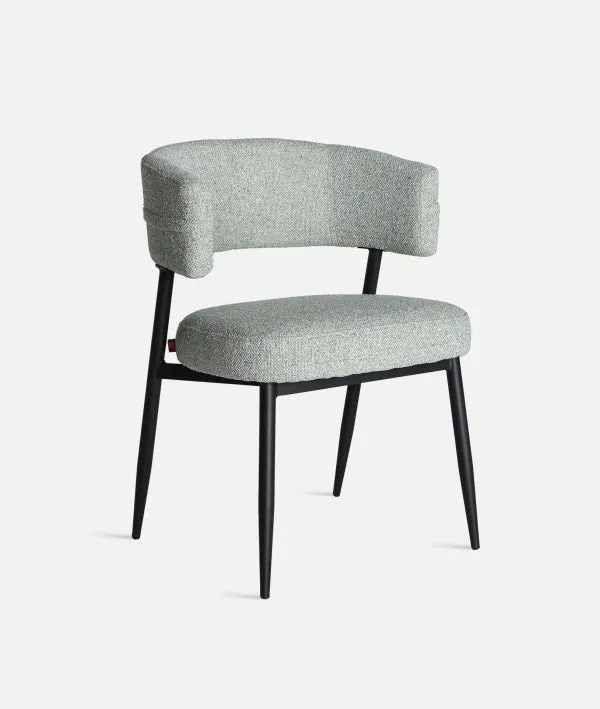 MERANO chair, grey minimalist polyester