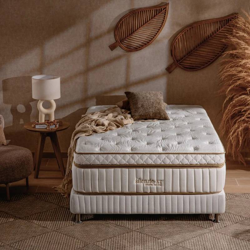 Colchón King Silenzio Deluxe Euro Top (Garantia 25 Años)