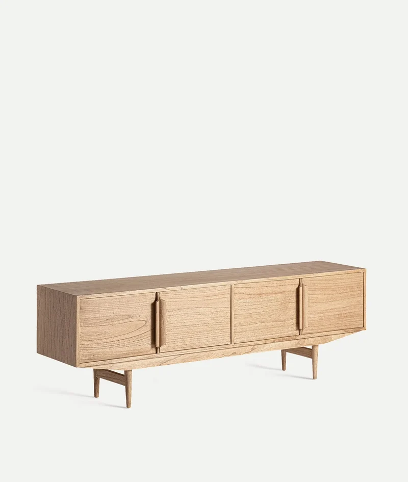 Natural Mindi Wood TV Cabinet NYRY