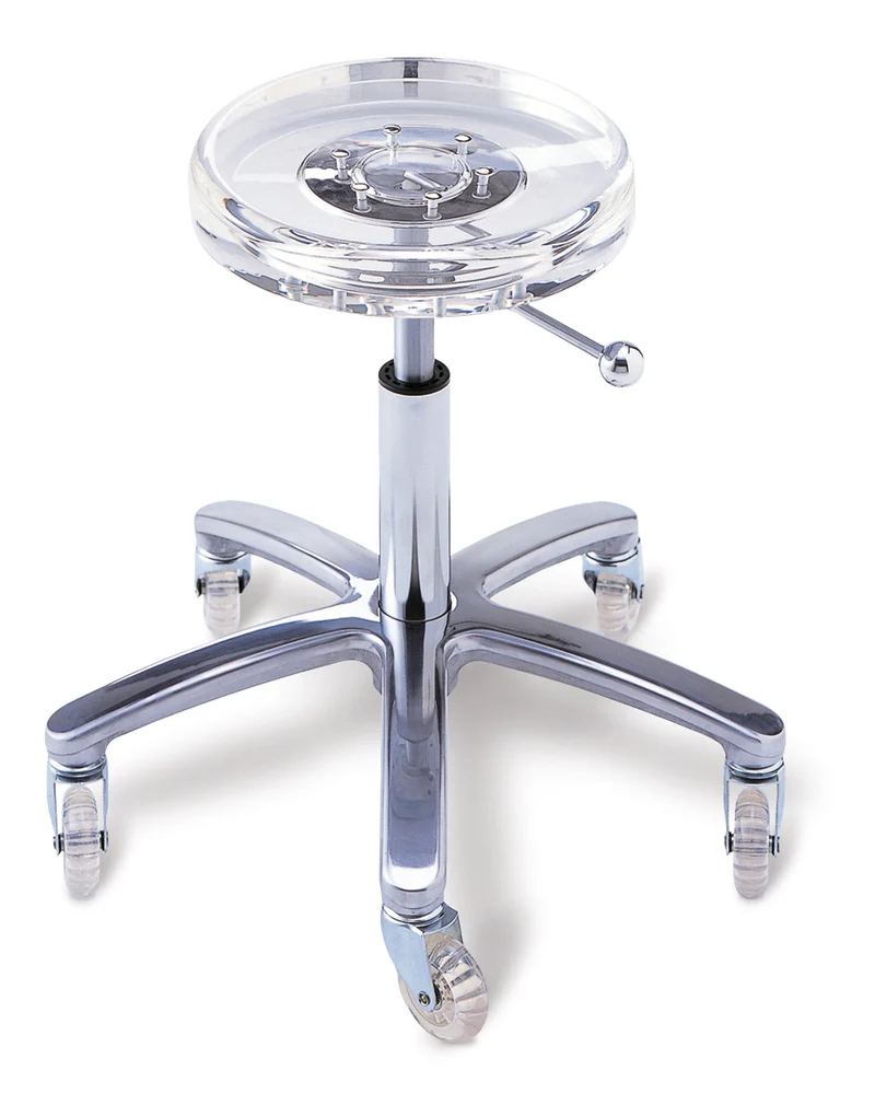 Takara Belmont Rollhocker D-Stool Transparent