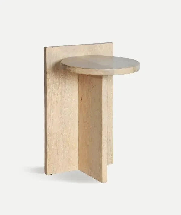 LESZNO AUXILIARY TABLE natural wood of high quality warmth and style