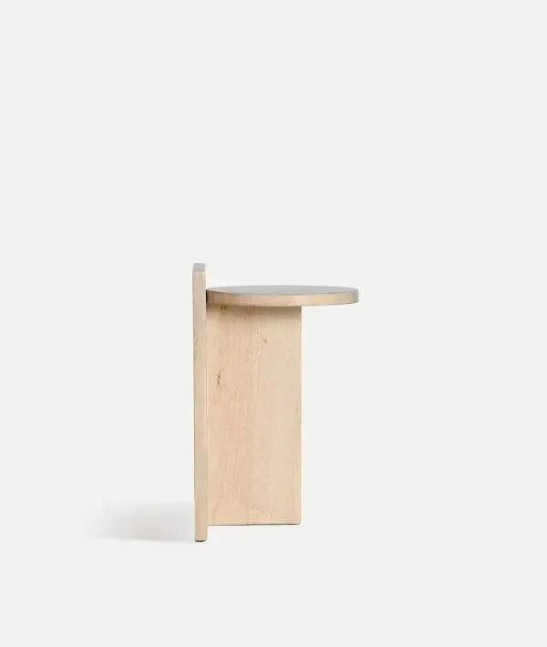 LESZNO AUXILIARY TABLE natural wood of high quality warmth and style