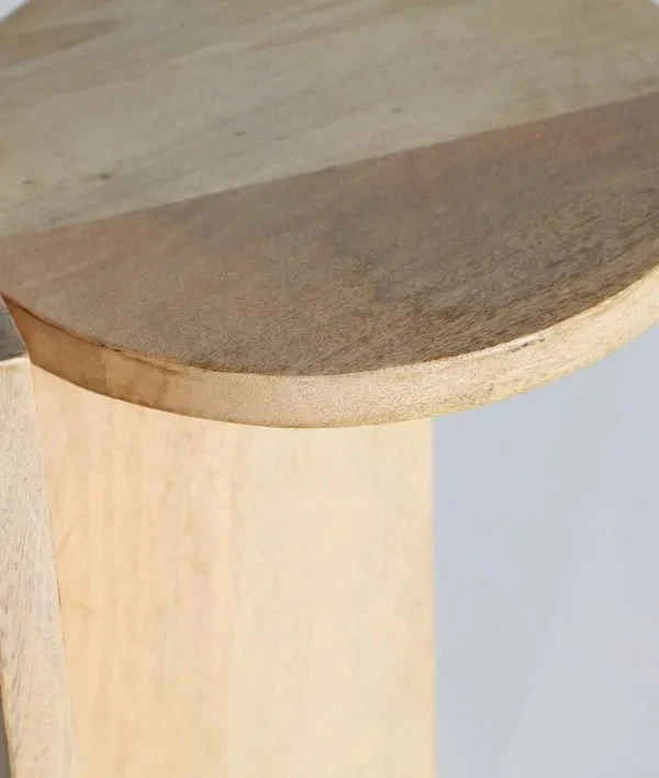 LESZNO AUXILIARY TABLE natural wood of high quality warmth and style