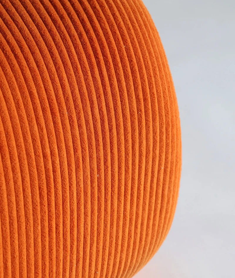 VIANNE ARMCHAIR Vibrant orange orange in polyester personality and contemporary style