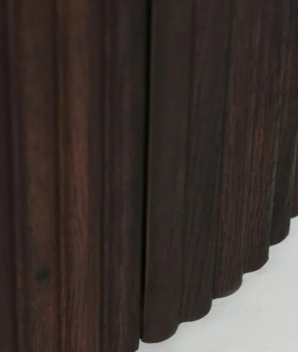 VERONA TV CABINET in dark wood and synthetic marble