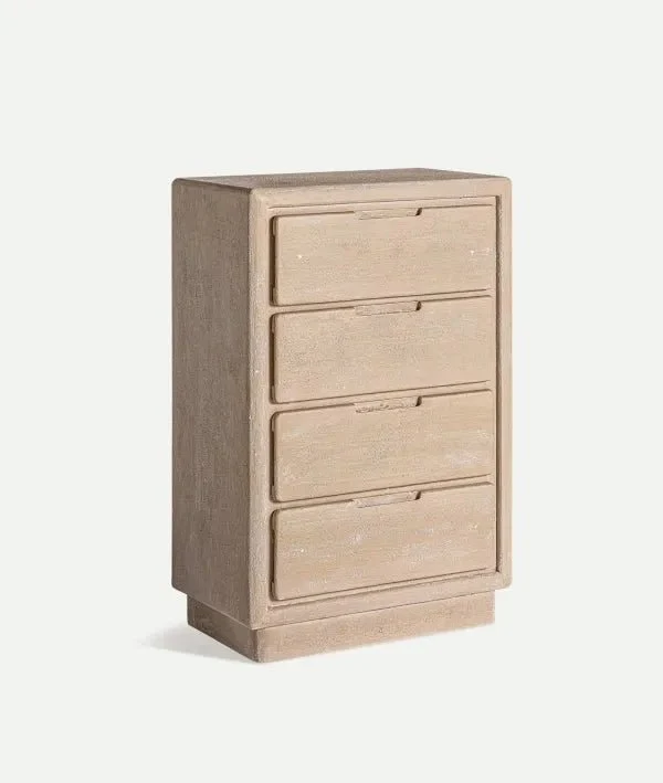 WERLE Chest of Drawers – Crafted from High-Quality Wood in Brown