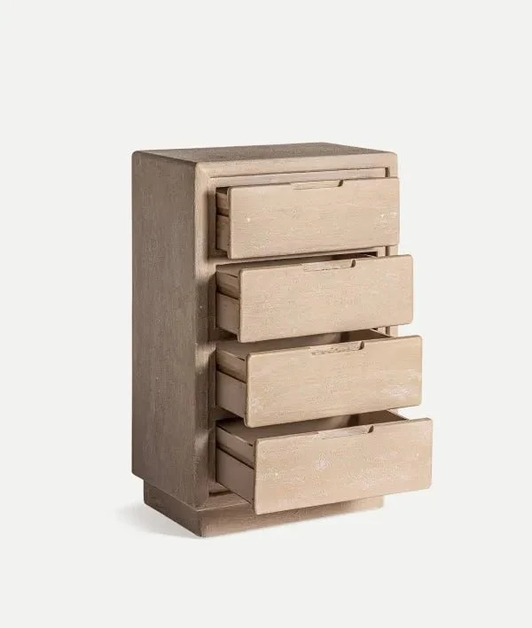 WERLE Chest of Drawers – Crafted from High-Quality Wood in Brown