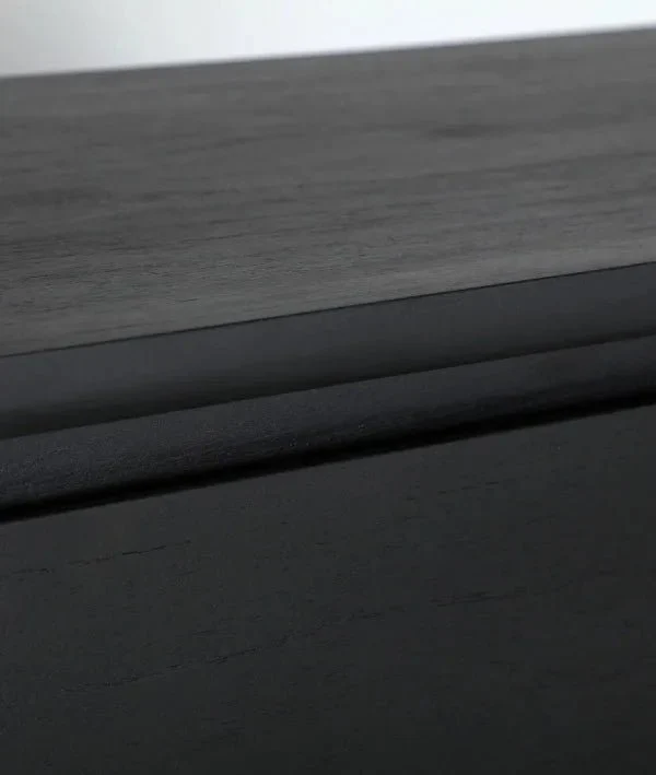 THIERS black chest of drawers in mindi wood with a modern and versatile style