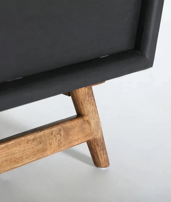 THIERS black chest of drawers in mindi wood with a modern and versatile style
