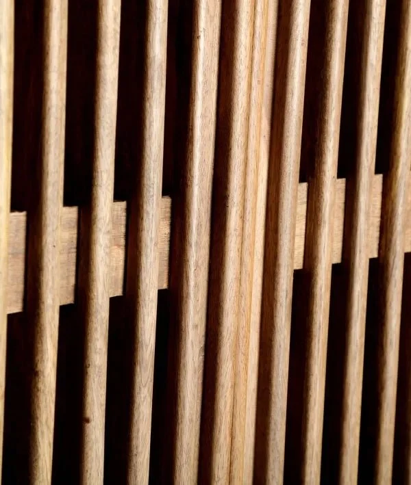 TREVOUX Cabinet in brown color, made of mango wood