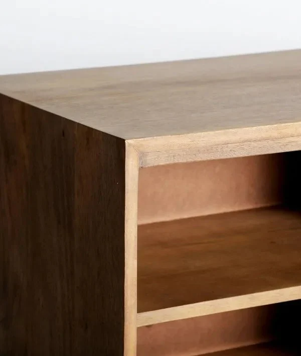 TREVOUX TV cabinet in brown color, made of mango wood
