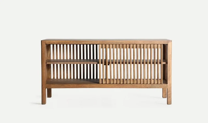 TREVOUX sideboard made of brown mango wood