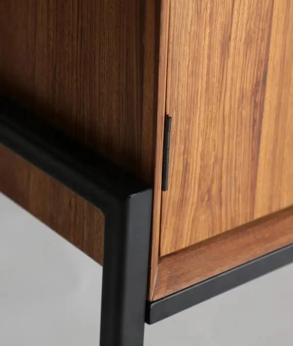 LAURIS sideboard in brown color, made of fir wood